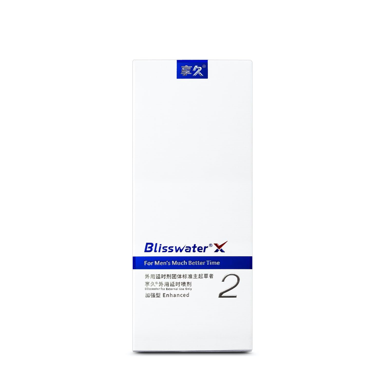 Blisswater 2 Delay Spray for Men‘s Much Better Time,Only for External,6ML