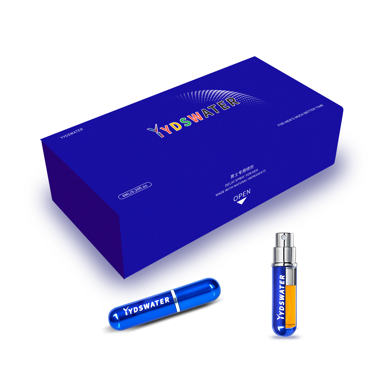 YYDSWATER Delay Spray for Men Longer Sex, Premature Ejaculation Retardants Men, Last Longer Sex for Man - Preserve The Original Experience, Only for External (6ML)